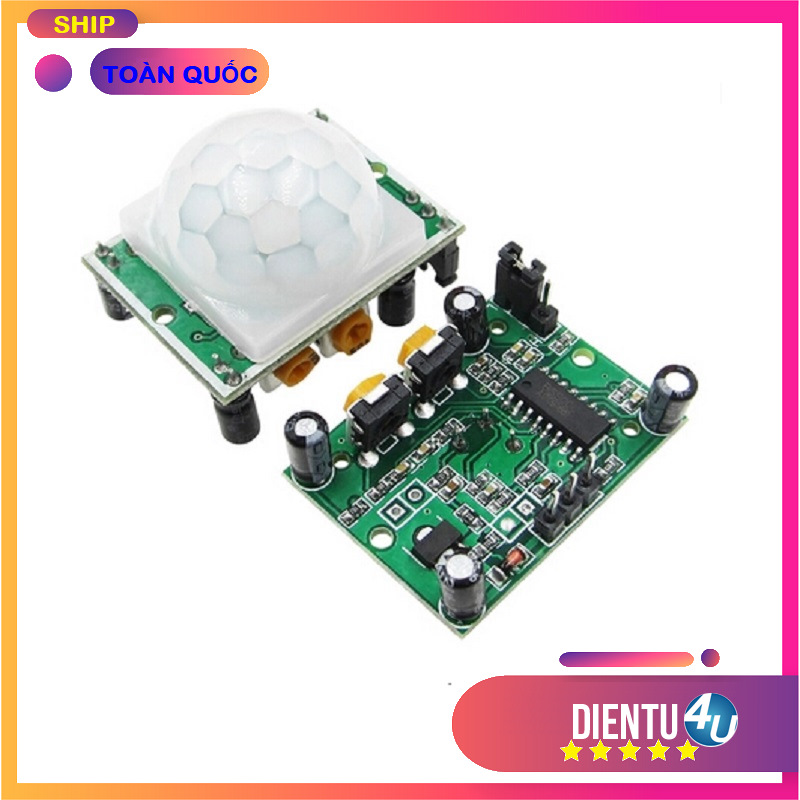 Module cảm biến chuyển động hồng ngoại pir- hc-sr501