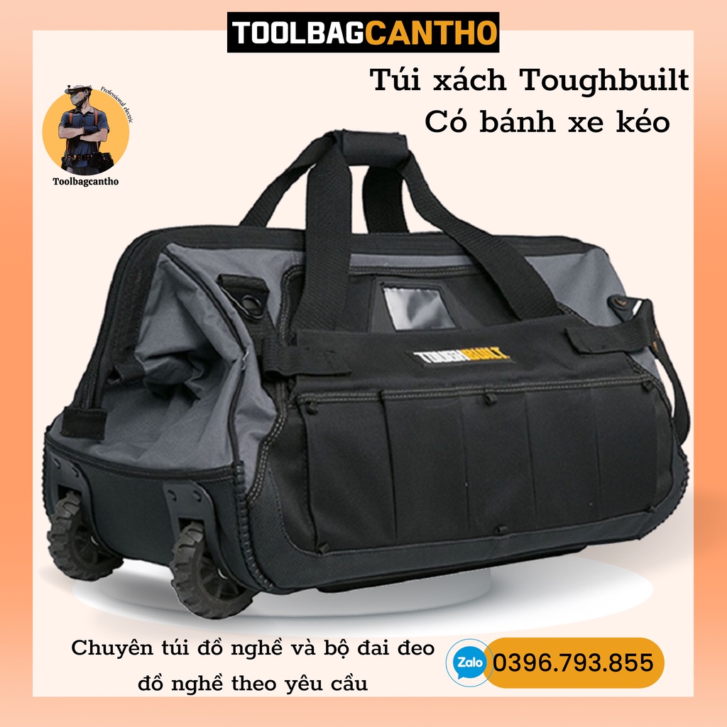 Túi xách đựng đồ nghề toughbuilt tb-sgb-01024b có bánh xe kéo