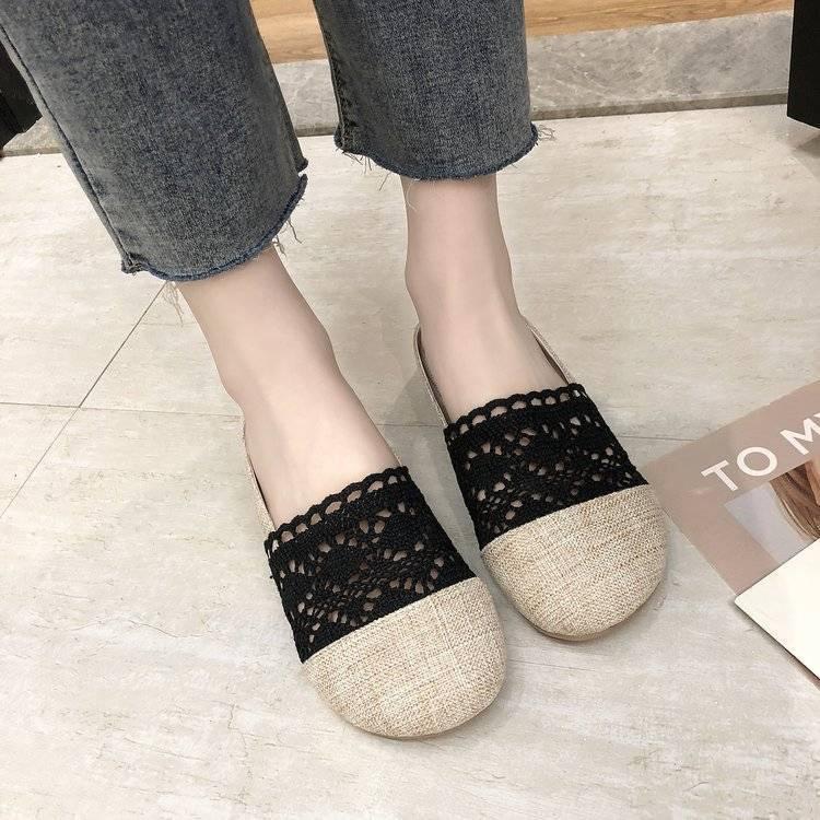 (Hàng Sẵn) Dép Sục Nữ Cói Ren Ulzzang( Ảnh Thật Ở Cuối)