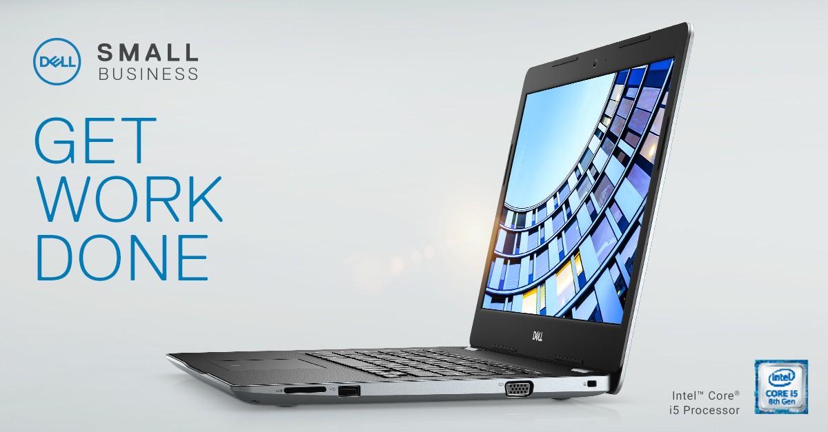 Laptop Dell Vostro 3480 (Intel Core i5-8265U (1.60 GHz/6 MB)/4GB RAM/1TB HDD/14.0" HD/Finger/WL+BT/Win 10 Home/Black) - Hàng Chính Hãng