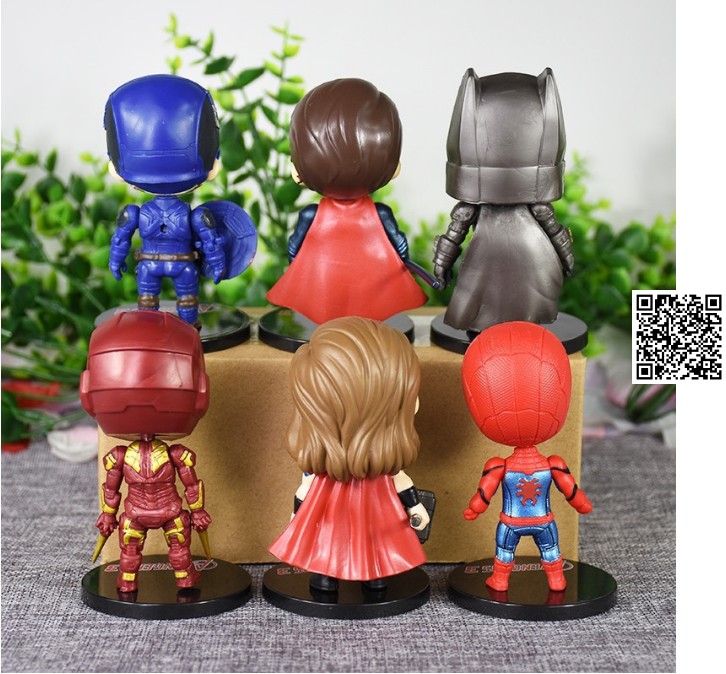 [HCM]Mô hình SuperMan chibi Avenger Siêu Anh Hùng Chibi 623