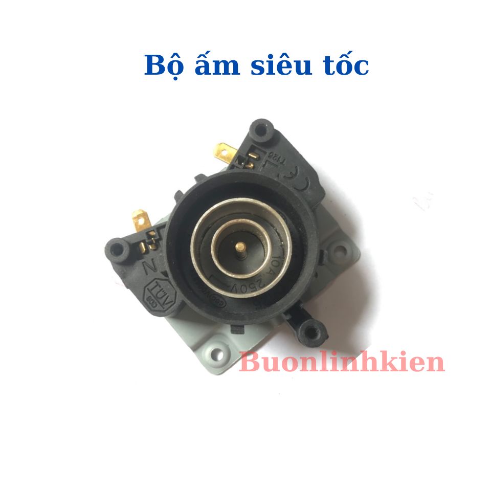 Bộ công tắc - chân đế ấm siêu tốc - đế bình siêu tốc loại vuông 3 món