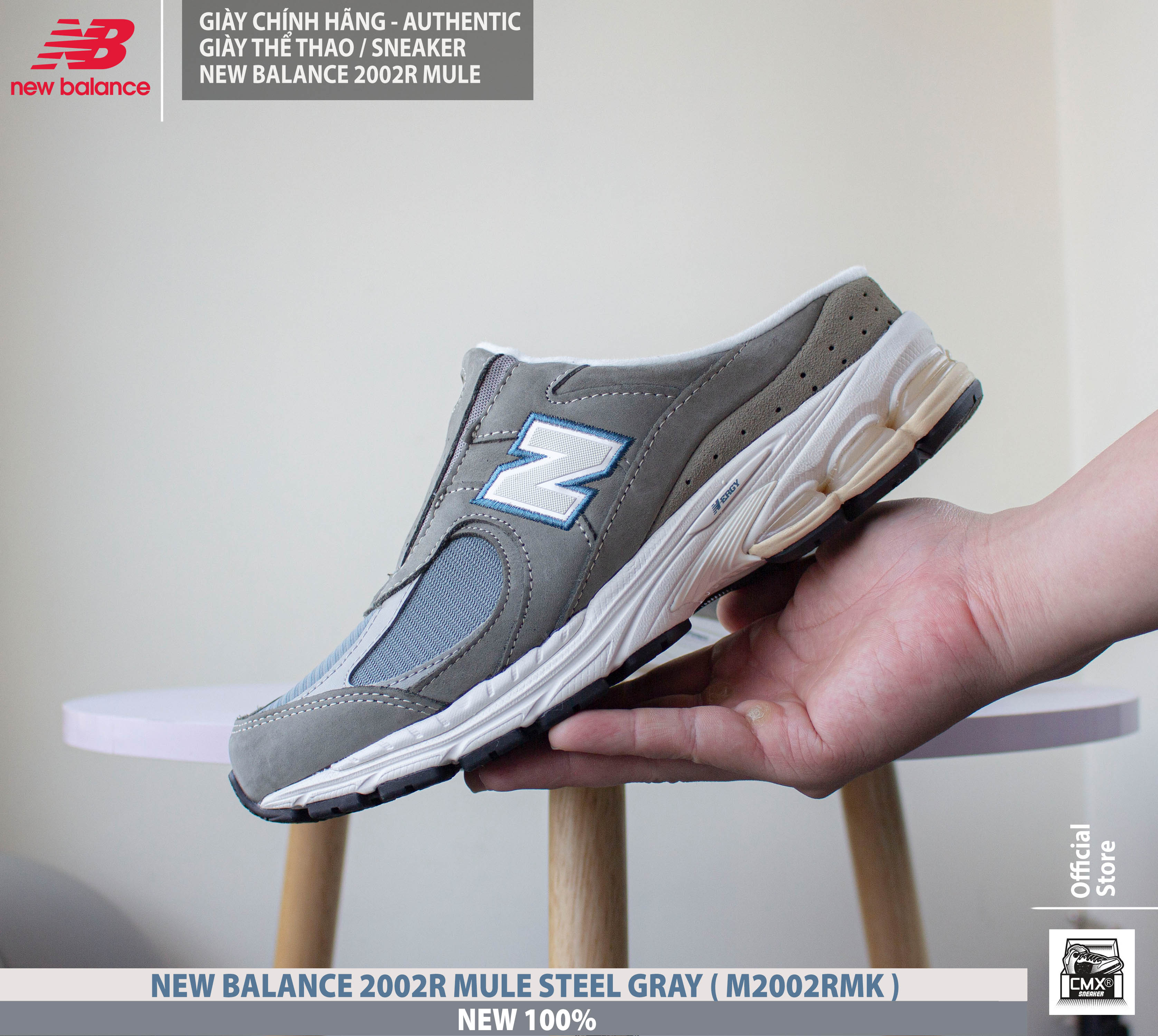 [ HÀNG CHÍNH HÃNG CÓ SẴN ] Giày New Balance 2002R MARBLEHEAD ( M2002RMK ) - AUTHENTIC 100%