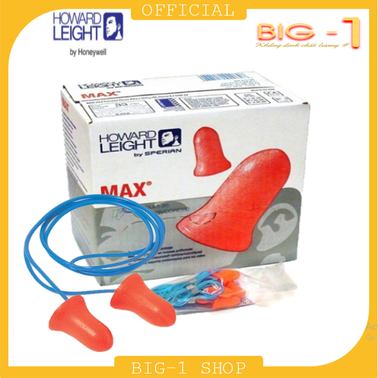 Combo 2 Cặp Nút tai chống ồn Howard Leight Max-30 - có dây