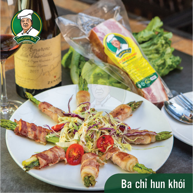 [ Chỉ giao HCM & Hà Nội] Ba chỉ hun khói 300g Ông già Ika