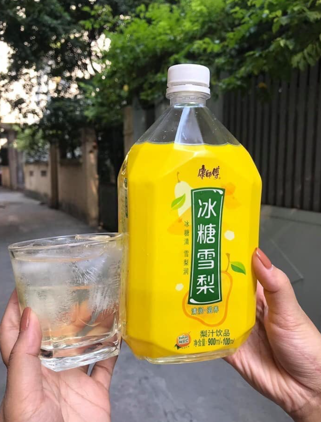 Nước lê đường phèn Đài Loan loại đặc biệt chai 1000ml, thanh mát