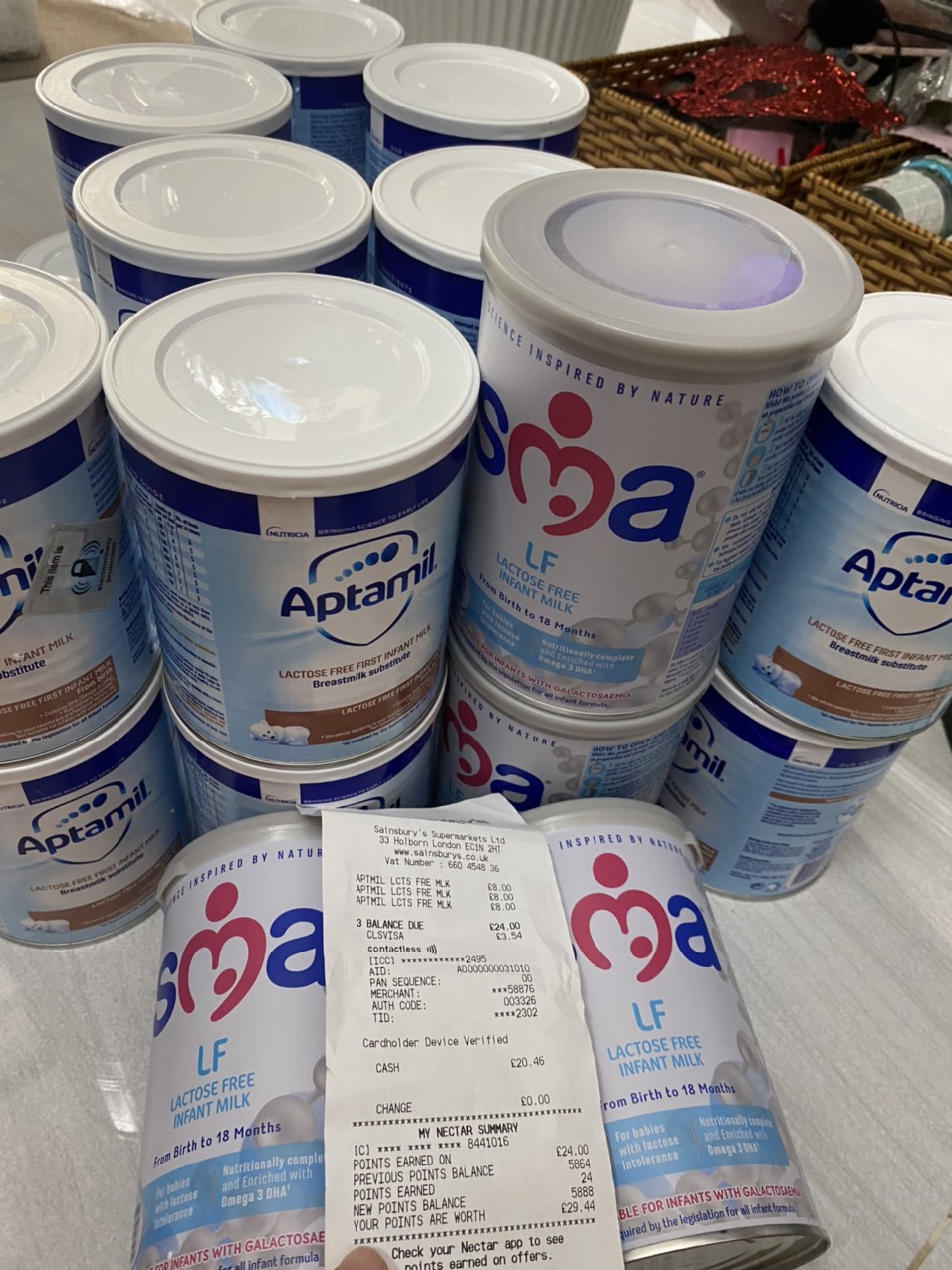 [HCM]Sữa Aptamil Free Lactose UK 400g