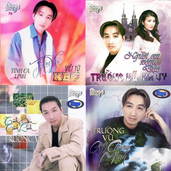 Bộ 4 Đĩa CD Trường Vũ /Combo số 11