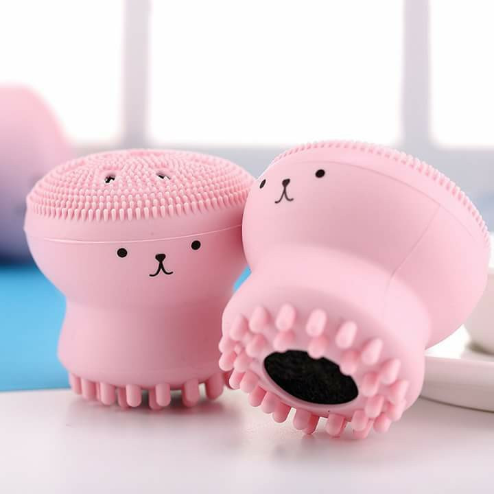 Cọ Rửa Mặt Và Masage Bạch Tuộc Siêu Êm