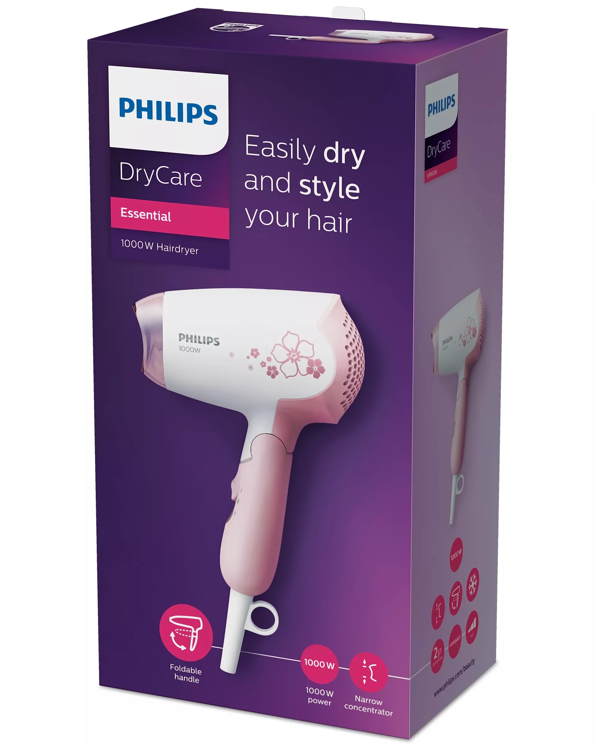 Máy sấy tóc Philips HP8108 1000W -Hàng chính hãng