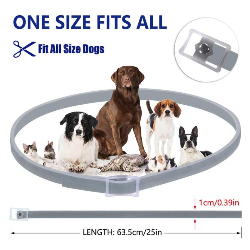 Adjustable Flea and Tick Collar for Small Medium Large Dogs 8 Month Protection