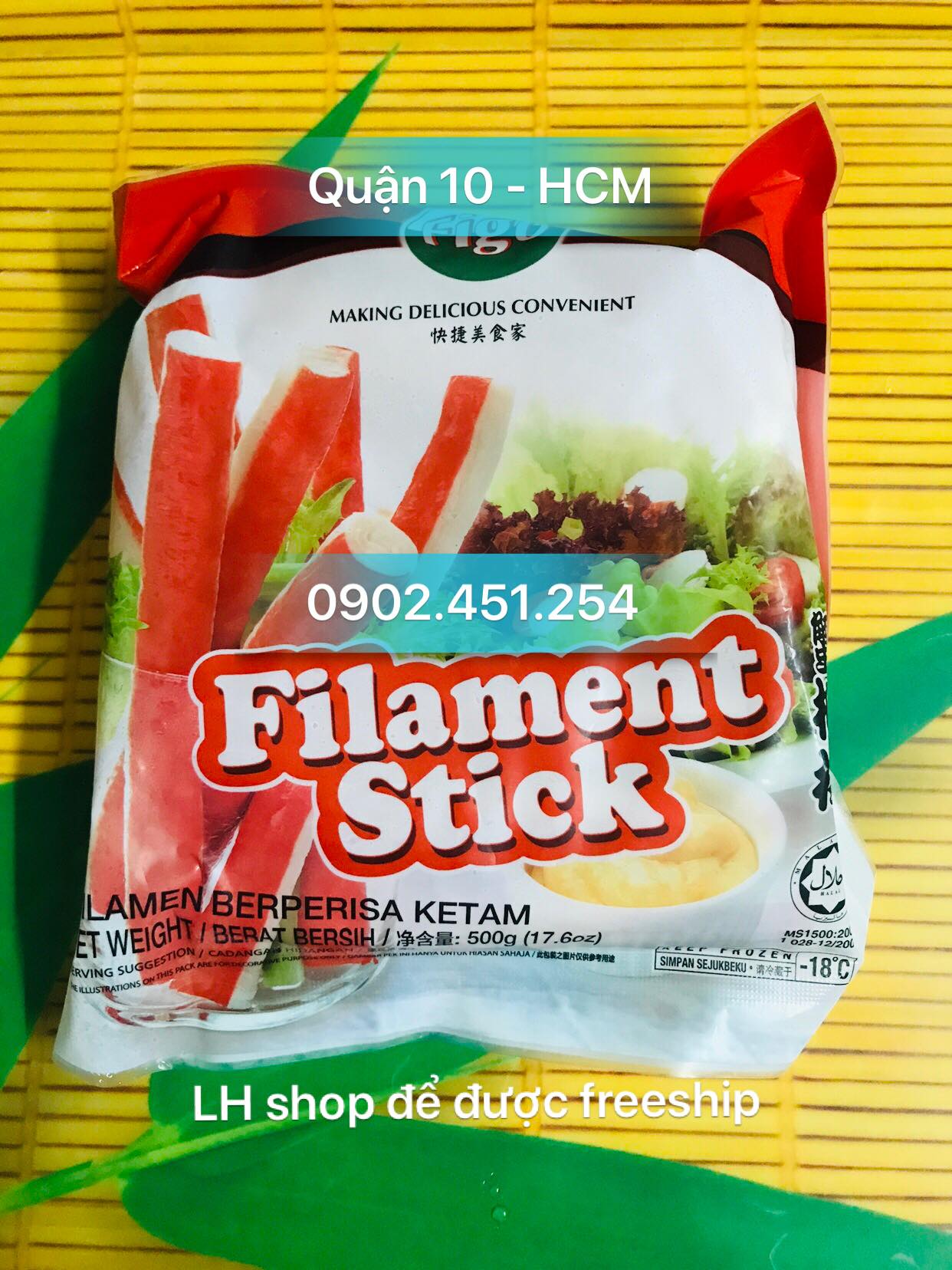 [Chỉ Giao HCM] 500g Thanh Cua Surimi Loại Ngon