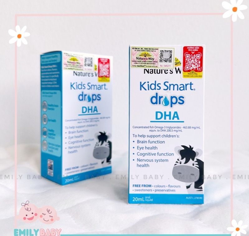 Nature's way kids smart drop dha 20ml tăng iq cho bé