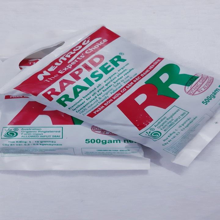 PHÂN HỮU CƠ TAN CHẬM RAPID RAISER - gói 500 gram