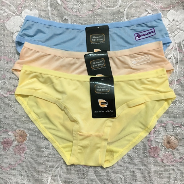 Set 10 quần lót nữ học sinh, quần chíp nữ thun lạnh chất vải êm nhẹ