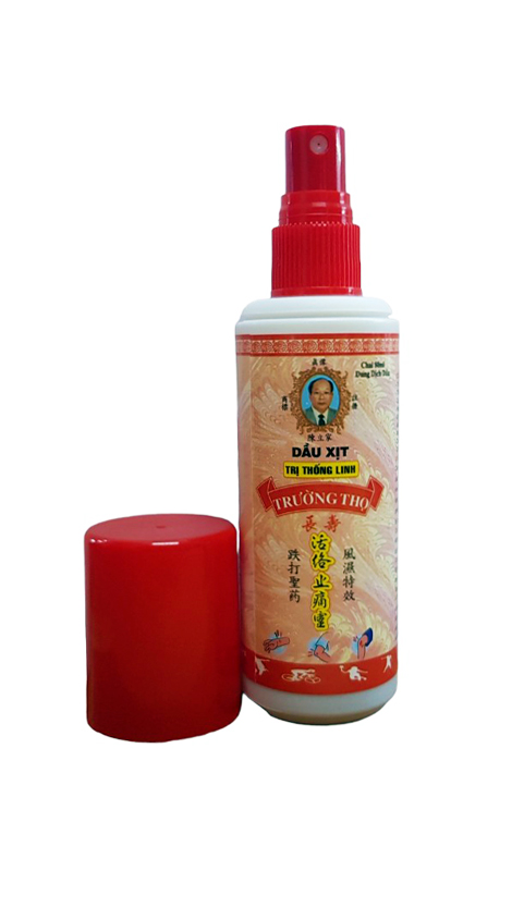 Dầu xịt xoa bóp Thống Linh trường thọ 80ml