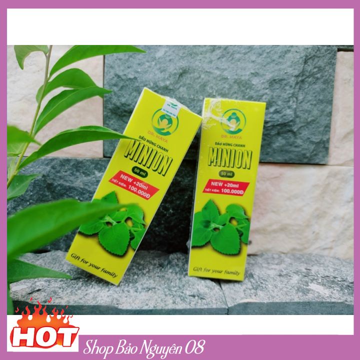 [TẶNG NHỎ MŨI] Tinh Dầu Húng Chanh MINION 50ml