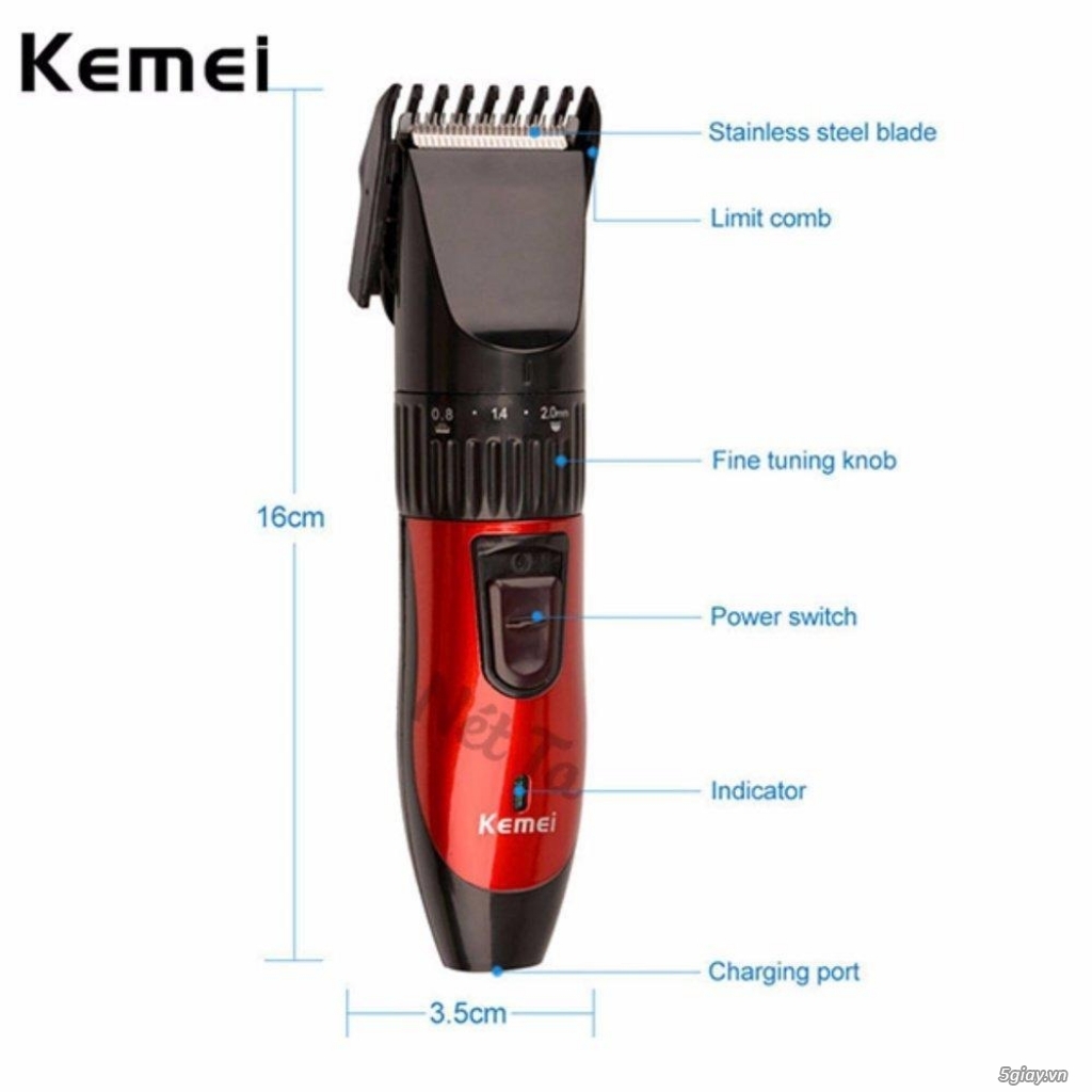 Tông đơ cắt tóc đa năng Kemei KM730 J142