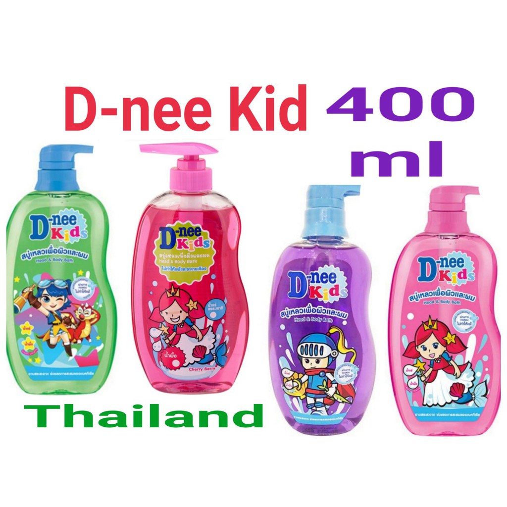 Combo 2 chai Tắm gội trẻ em D-nee kids 400ml - Thái lan