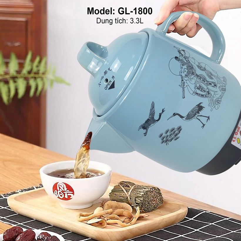 Ấm sắc thuốc điện 3.3 lít Gali GL-1800