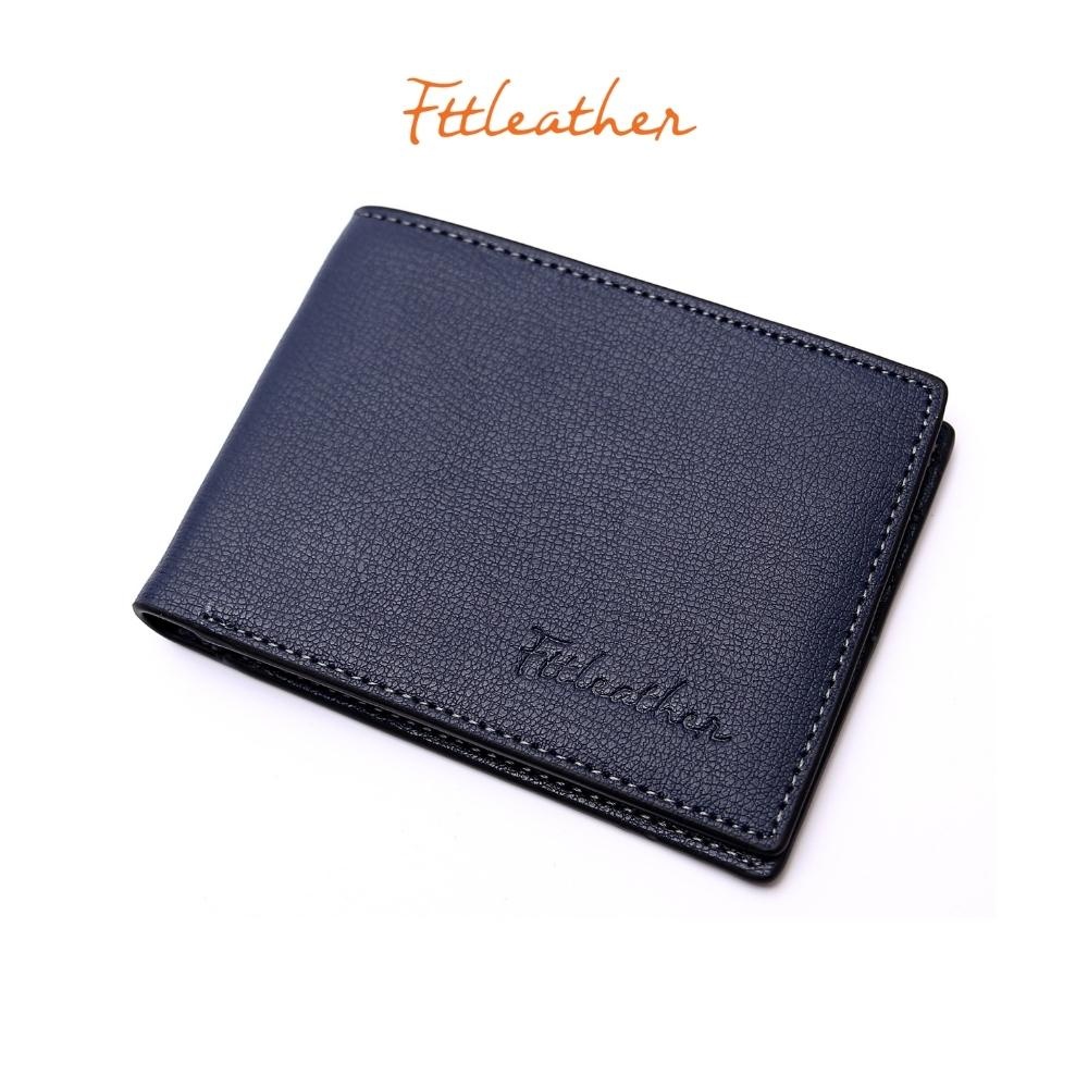 Ví da nam - bóp da nam mini FTT LEATHER da bò thật 100%