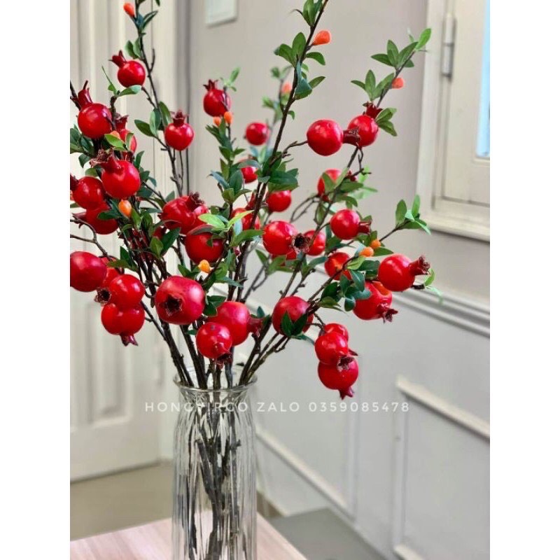CÀNH LỰU TRANG TRÍ CẮM BÌNH HOA - CHƯNG LỄ TẾT