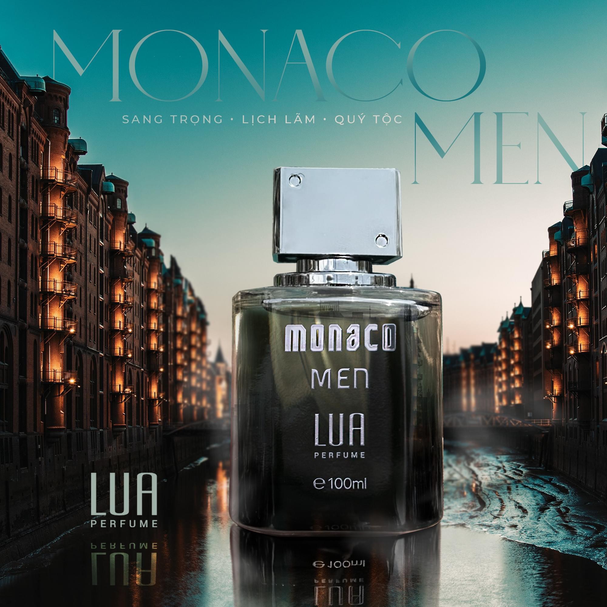 Nước Hoa Nam Monaco LUA 100ml - Sang trọng - Lịch Lãm - Quý Tộc