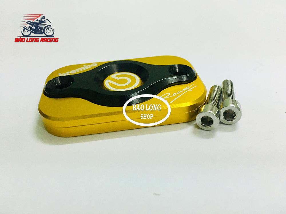 Nắp trang trí bình dầu 2 lỗ ngang Racing (màu Vàng)