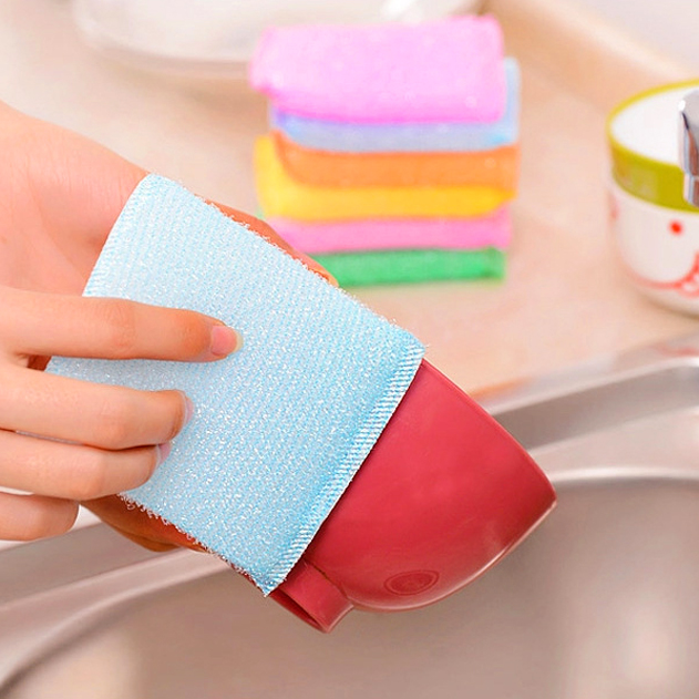 [Freeship Max] Miếng rửa chén bát nhà bếp, Miếng bọt biển cọ nồi tạo bọt Cozy Style