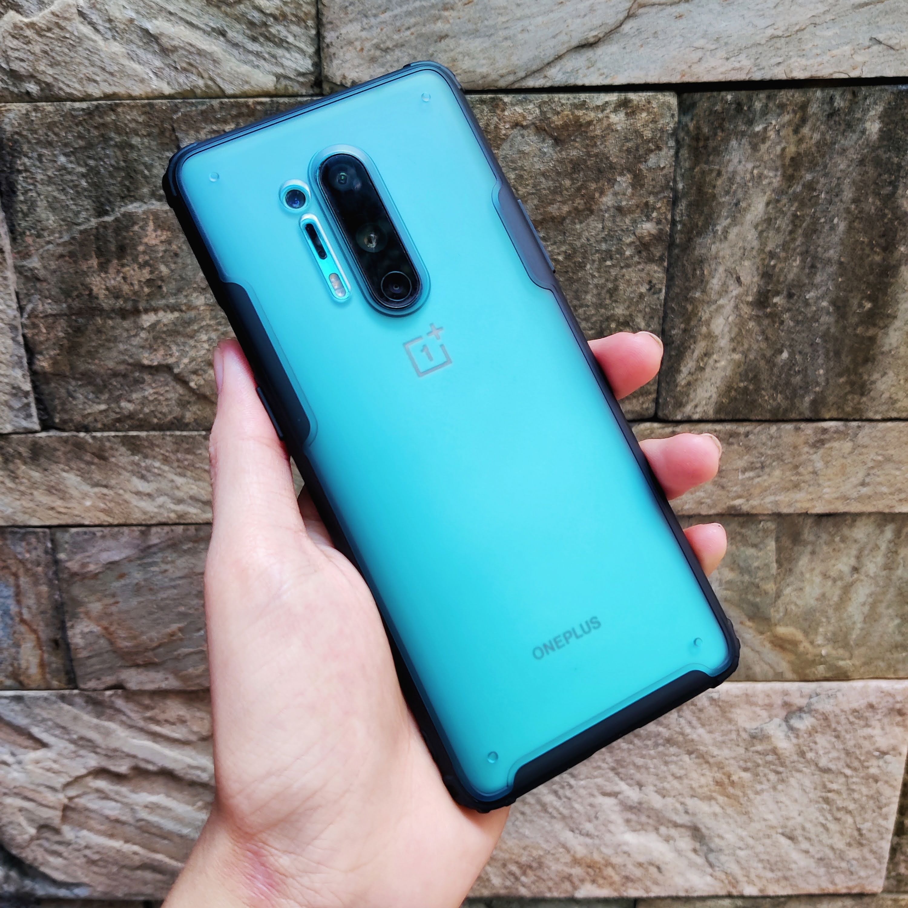[HCM]Ốp lưng OnePlus 8 Pro nhám viền màu Ver 2