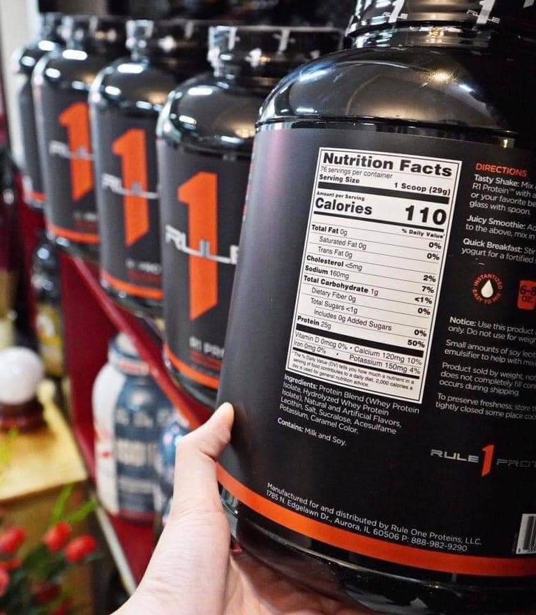 Rule 1 Protein Isolate 5Lbs - Sữa tăng cơ Rule1 - Whey Protein R1