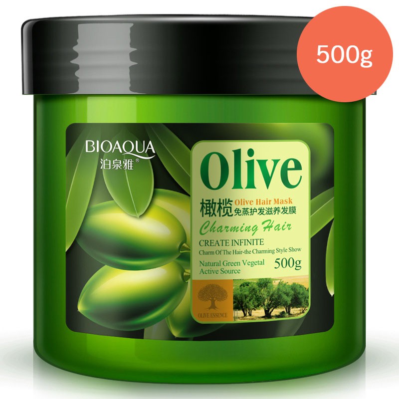 Kem ủ tóc Olive Bioaqua 500ml
