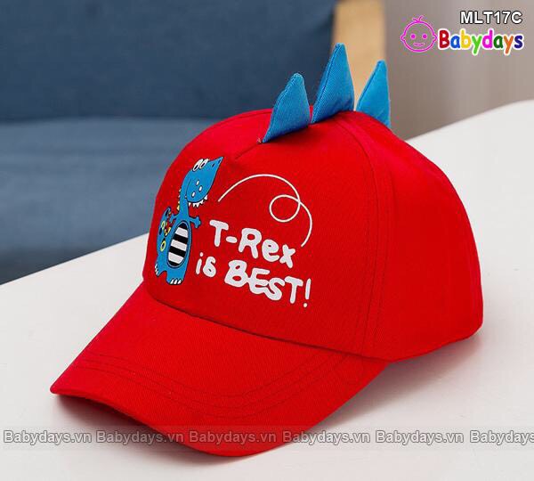 Mũ lưỡi trai khủng long cho bé MLT17