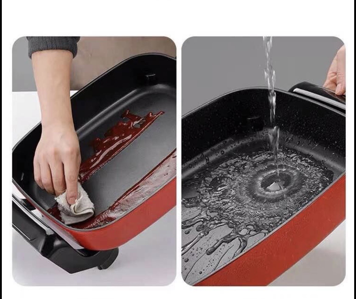 CHẢO LẨU ĐIỆN VUÔNG ĐA NĂNG 32 CM