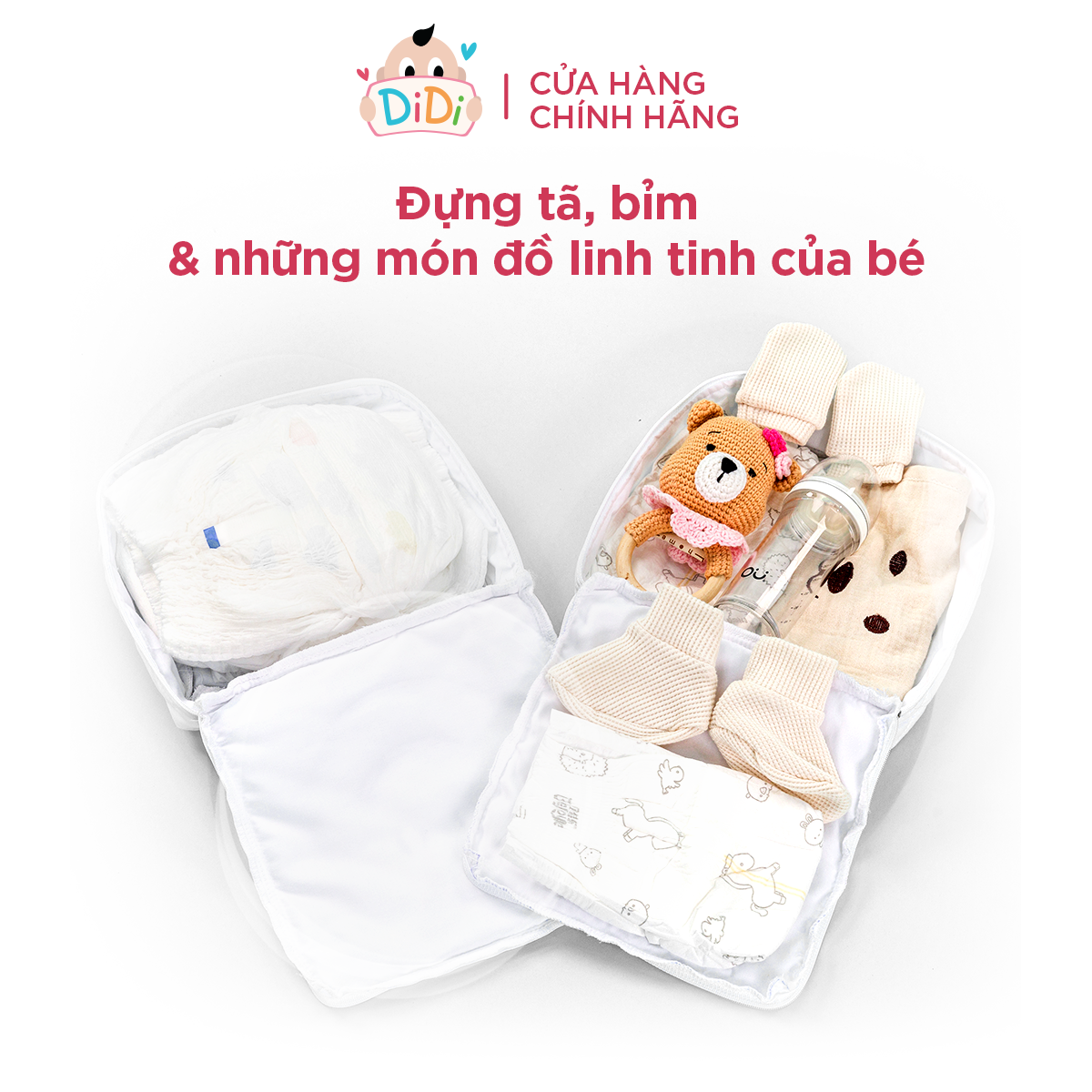 Túi Đựng Tã Sữa Cho Trẻ Sơ Sinh DiDi