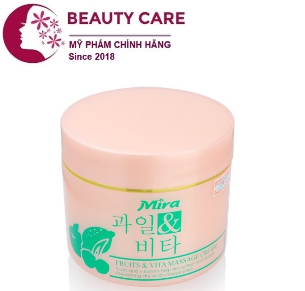 Kem Massage Hồng MIRA Fruit & Vita Massage Cream Hàn Quốc (300ml) nhập khẩu