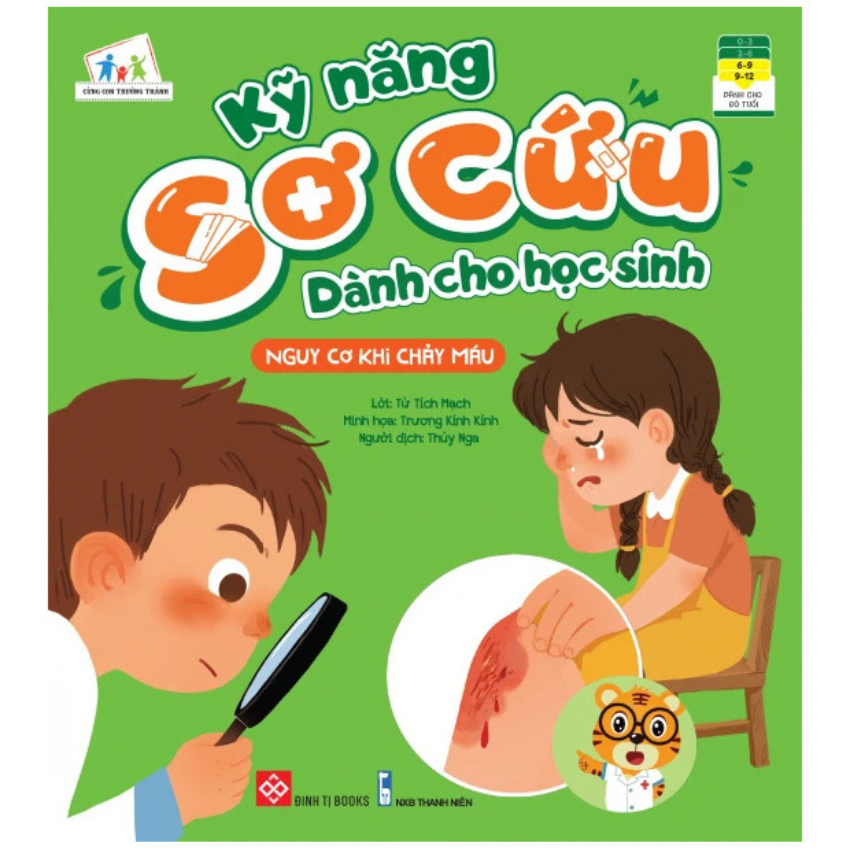 Sách - Combo 5 cuốn: Kỹ năng sơ cứu dành cho học sinh
