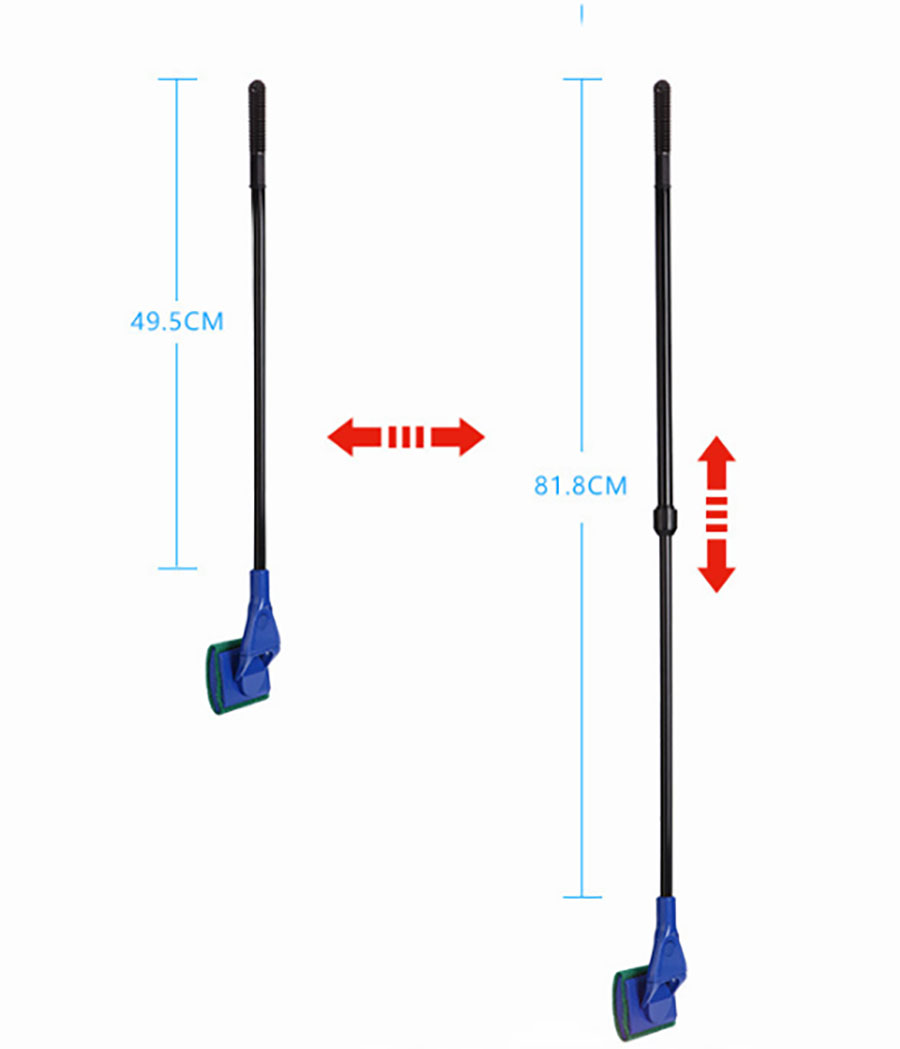 CÂY DỌN BỂ CÁ 5 TRONG 1 CÁN DÀI