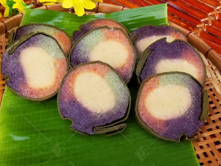 Bánh Tét Sắc Nhân Đậu Chay[Bánh tét Trà Cuôn Hai Lý tại Trà Vinh]