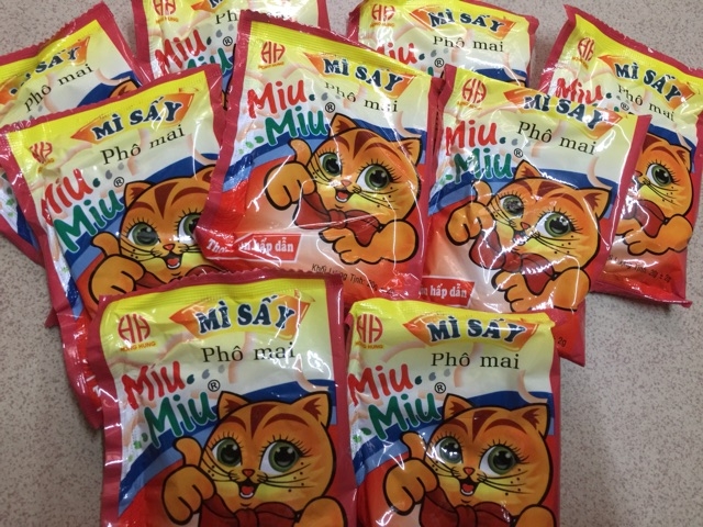 [HCM]Combo 10 Gói Mì Sấy Trẻ Em Miu Miu Vị Phô Mai