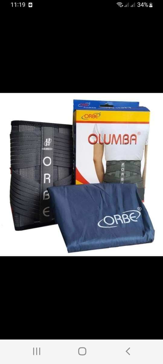 đai thắt lưng cao cấp hỗ trợ cột sống orbe olumba chính hãng