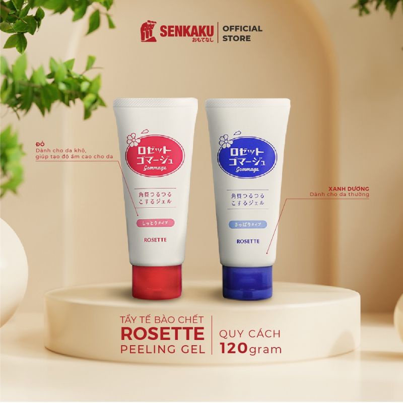 (25gr/120gr) Tẩy da chết Rosette Peeling Gel