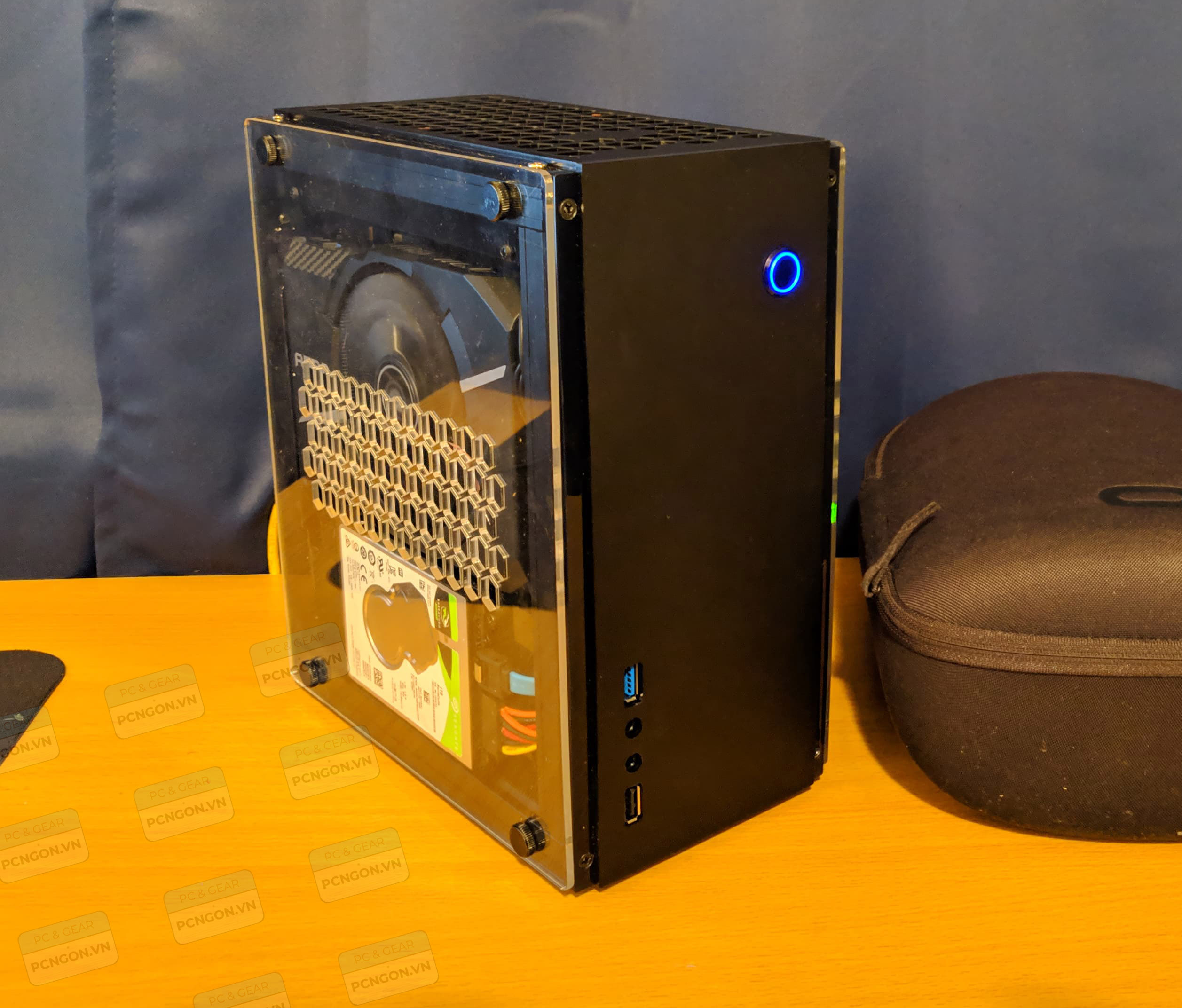 [PCNGON] Vỏ case máy tính Mini ITX GEEEK A31S – Đen