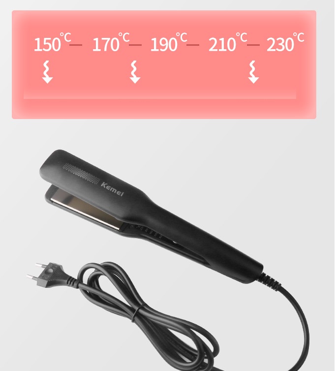 Máy Duỗi Tóc Kemei KM 2518 Có Chỉnh Nhiệt