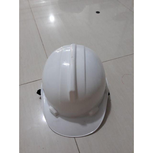 Mũ bảo hộ thùy dương núm vặn màu trắng