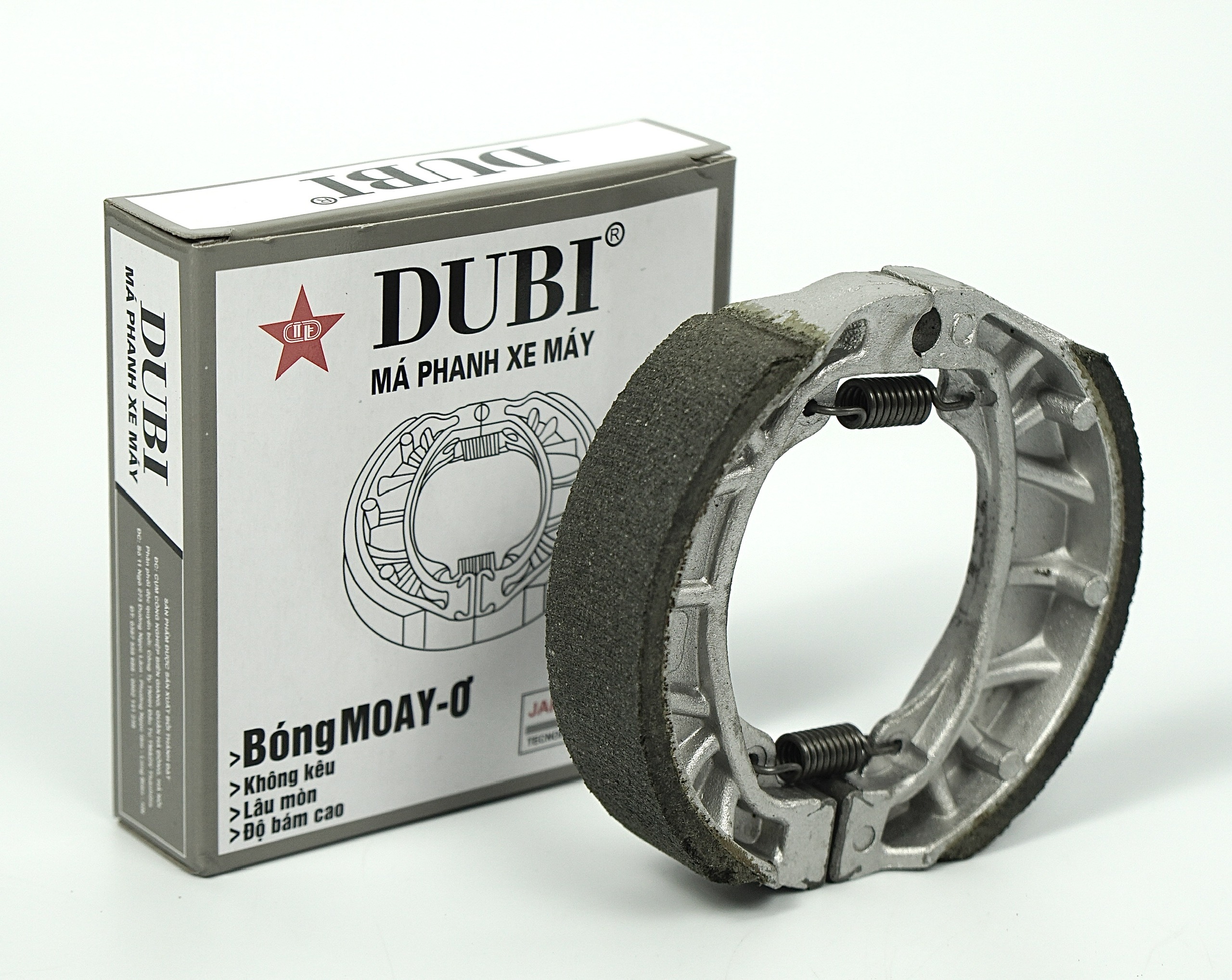 Má phanh cơ/ Bố đùm xe máy Nano gốm Dubi (đủ mã)