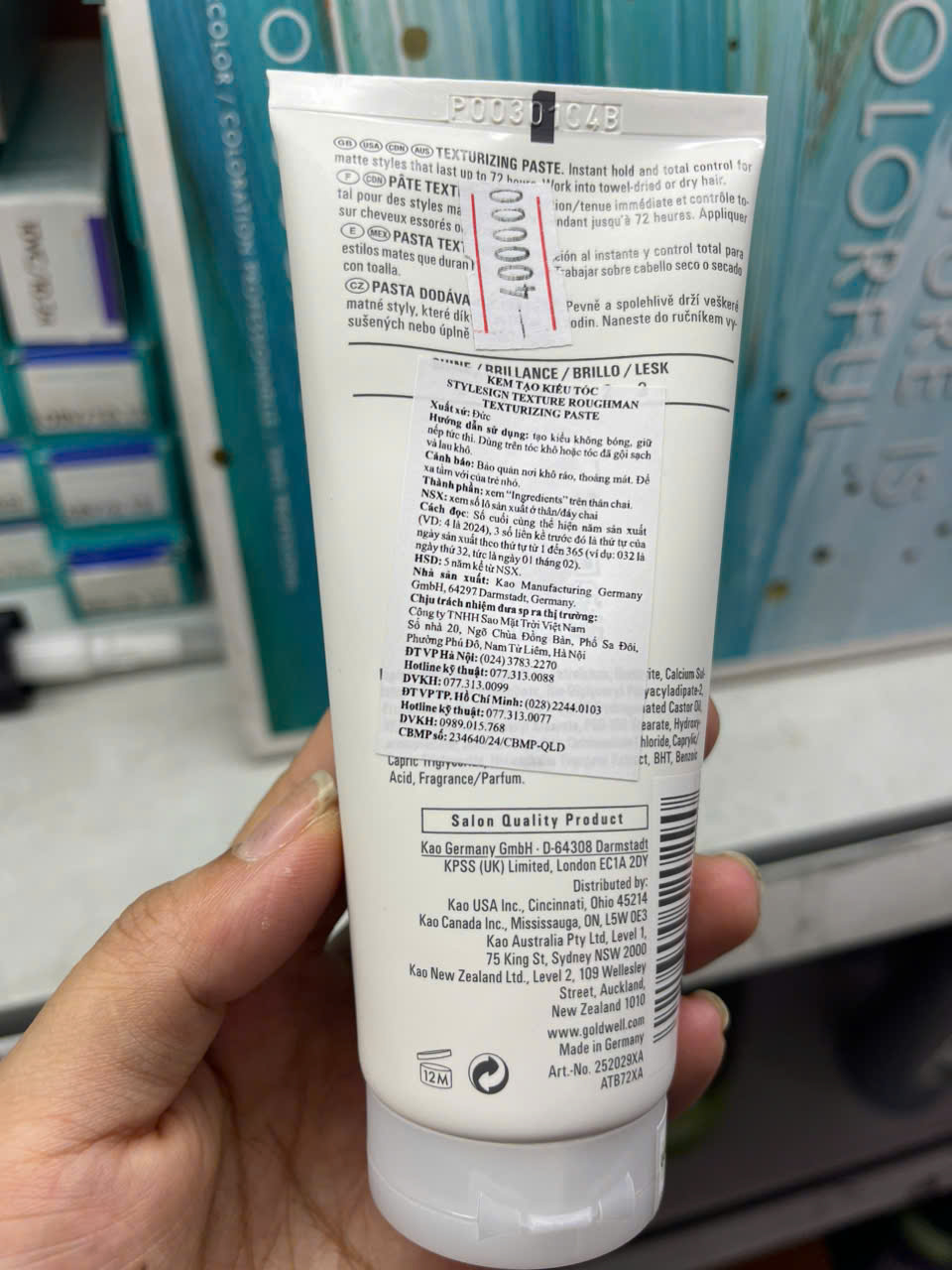 Sáp Tạo Kiểu Goldwell Paste Mellogoo/ StyleSign Texture Roughman 100ml(Hàng chính hãng)