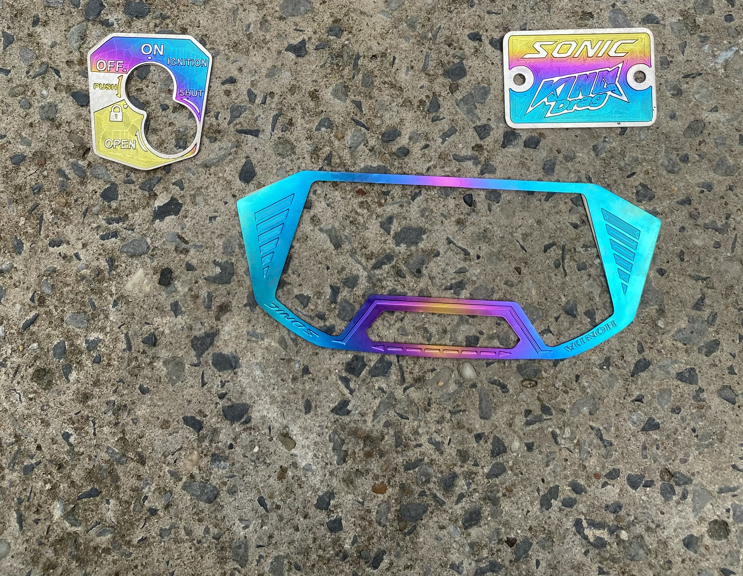 COMBO 3 món dán CHẢNG BA SONIC
