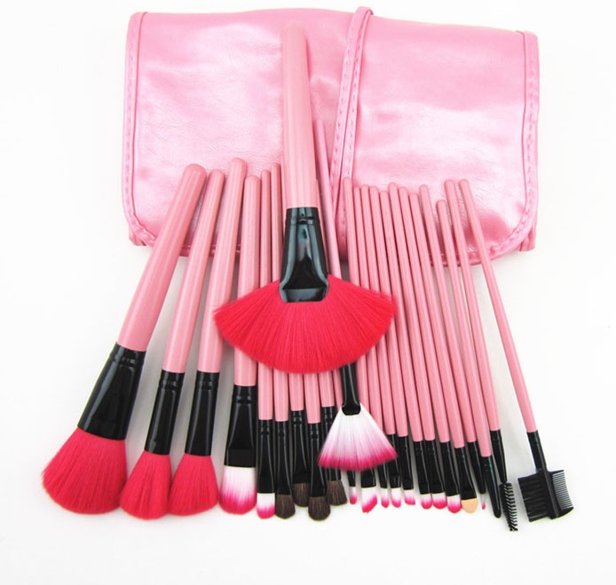 Set makeup, professional makeup brush included holster (multi-color) include brushes brush eyeshadow brush eye brush fan coating powder brush foundation cream highlight shading nose drawing eyebrow trim eyelid canopy eyeshadow plend eyeshadow brush blush