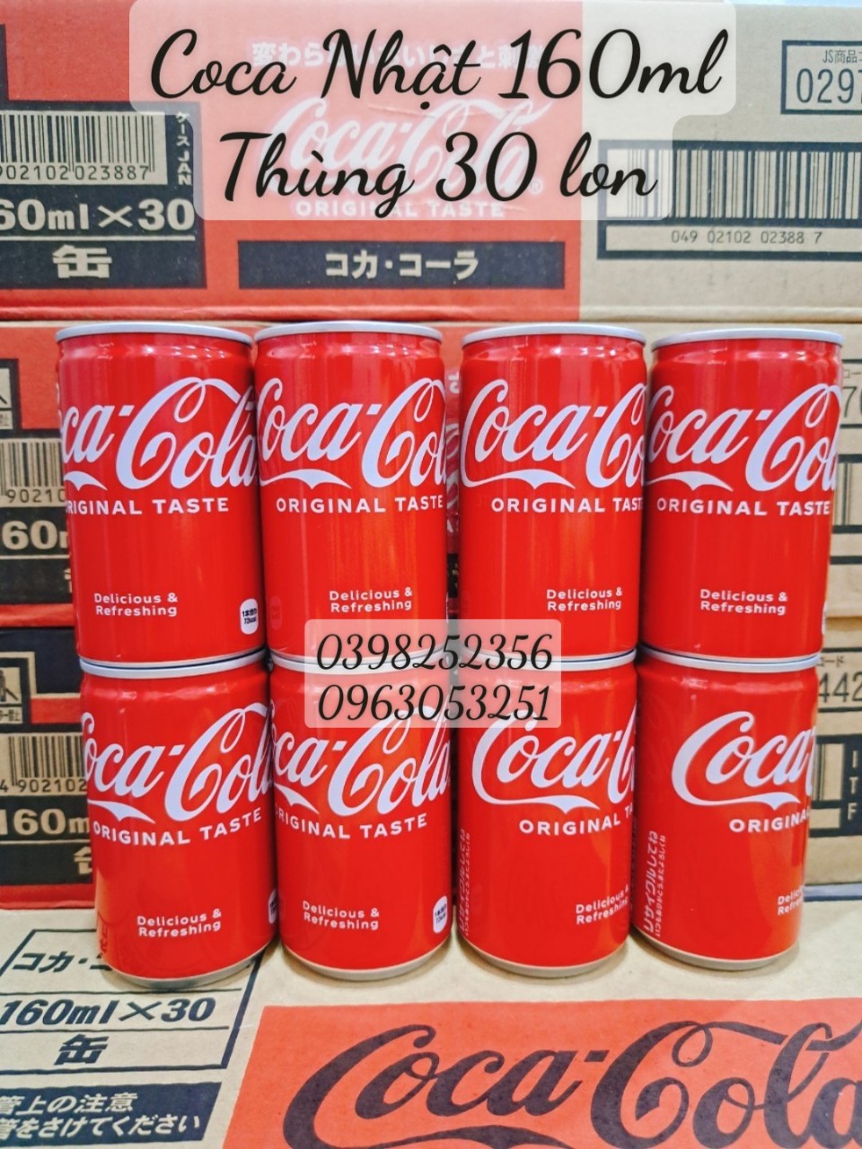 Nước ngọt coca nhật mini - 160ml
